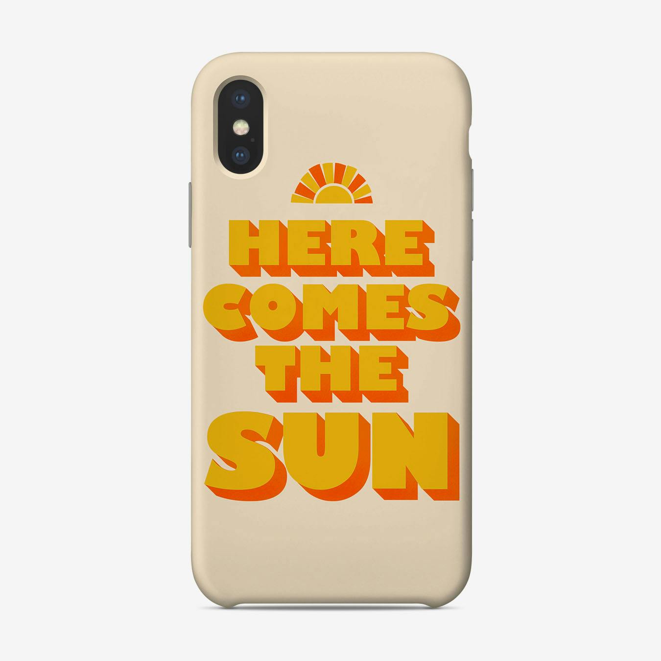 Here Comes The Sun Phone Case by showmemars Fy